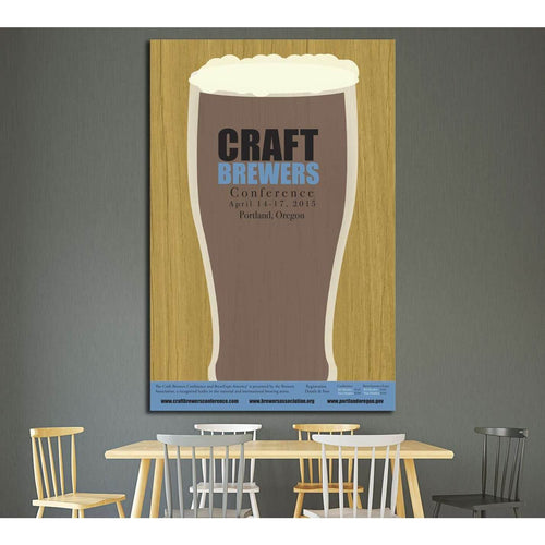 Craft Beer №3452 Ready to Hang Canvas Print