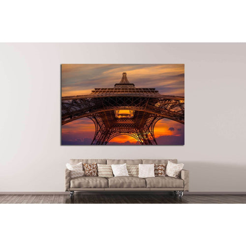 Eiffel tower, Paris, France №1188 Ready to Hang Canvas Print