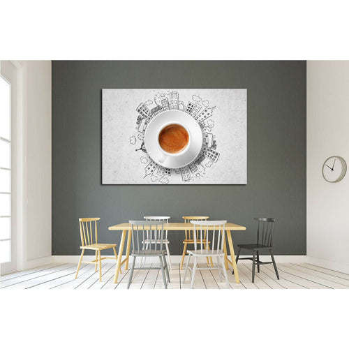 Espresso №1920 Ready to Hang Canvas Print