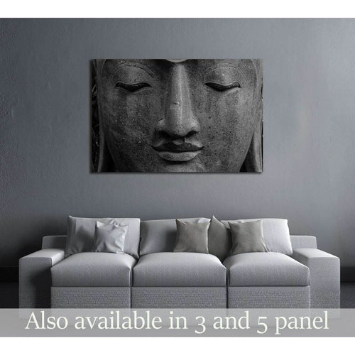 Face Buddha head №3242 Ready to Hang Canvas Print