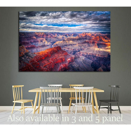 famous view of Grand Canyon , Arizona, USA №1984 Ready to Hang Canvas Print