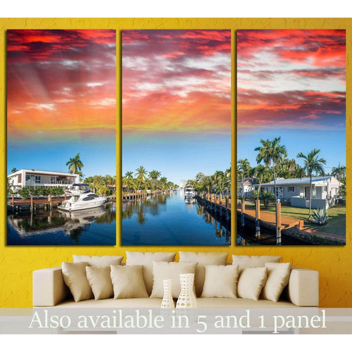 Fort Lauderdale, Florida №1226 Ready to Hang Canvas Print