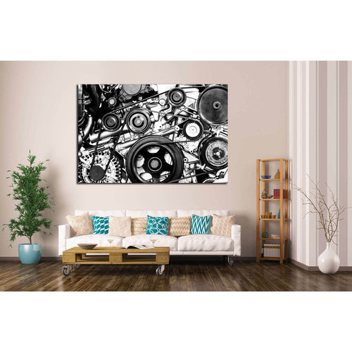 Fragment of Engine №138 Ready to Hang Canvas Print