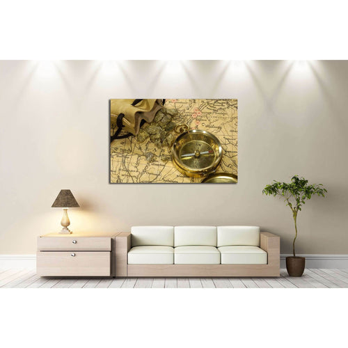 Gold Rush Concept №2810 Ready to Hang Canvas Print