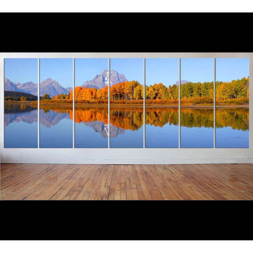 Grand tetons national park Oxbow bend №40 Ready to Hang Canvas Print