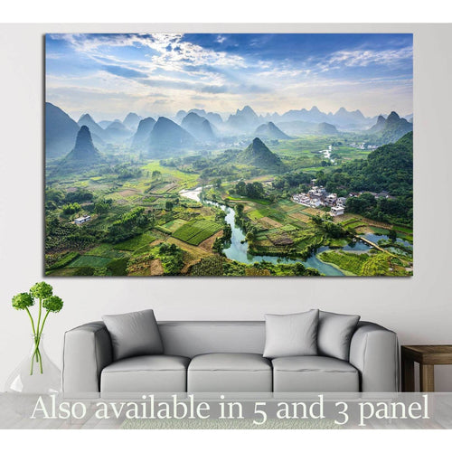 Guangxi Province, China №625 Ready to Hang Canvas Print