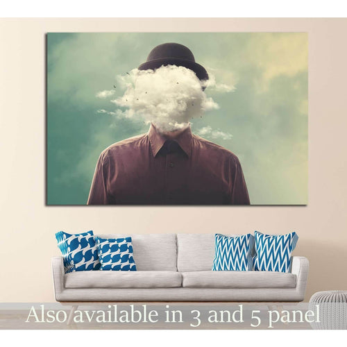 head in the clouds №1087 Ready to Hang Canvas Print