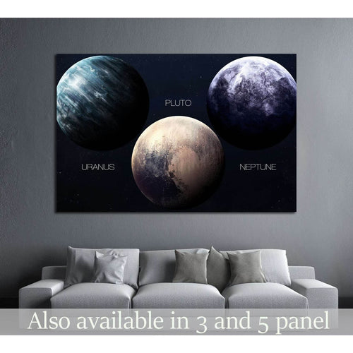 High resolution images presents planets of the solar system. №2445 Ready to Hang Canvas Print