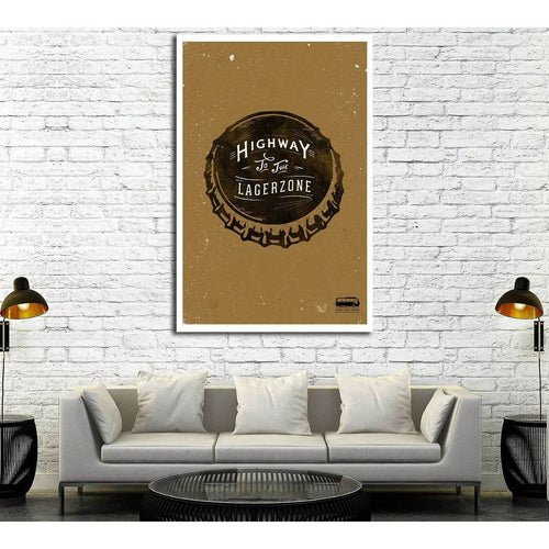 Highway to the lagerzone №3417 Ready to Hang Canvas Print