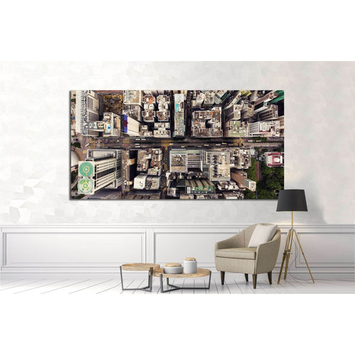 Hong Kong Global City with development buildings №1547 Ready to Hang Canvas Print