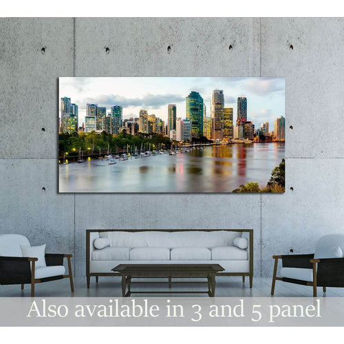 Kangaroo Point Cliffs №2642 Ready to Hang Canvas Print