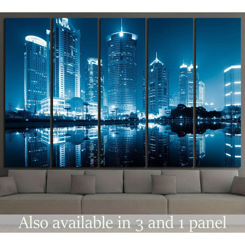 lujiazui financial centre, shanghai, china №1152 Ready to Hang Canvas Print