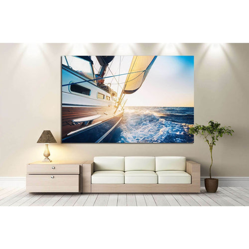 Luxury Yacht №211 Ready to Hang Canvas Print
