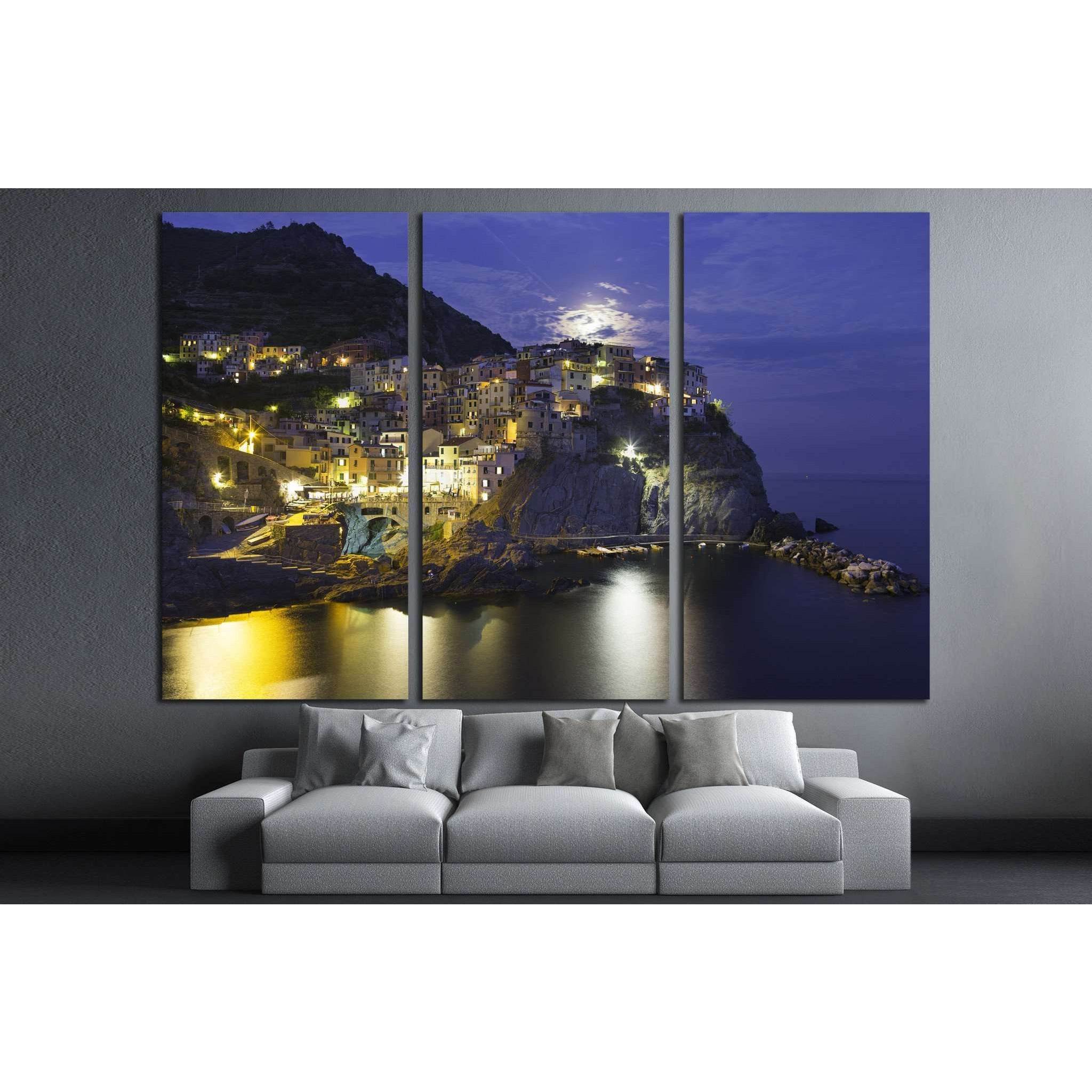 Manarola, Cinque Terre, Italy №1240 Ready to Hang Canvas Print