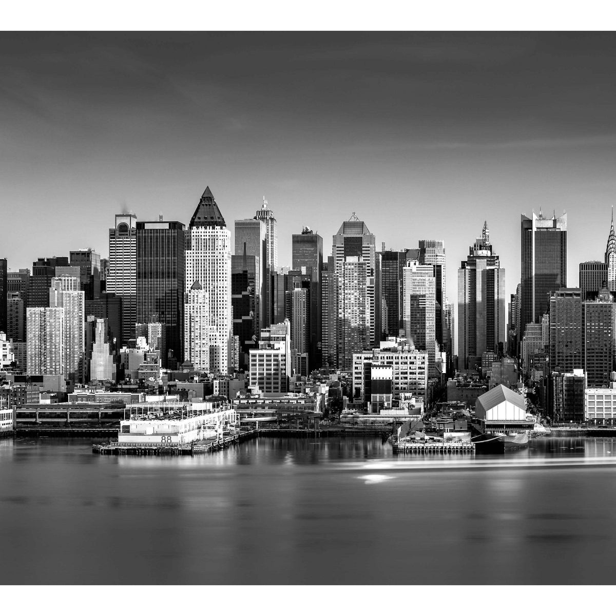 New York Black and White Large Art №53 Ready to Hang Canvas Print