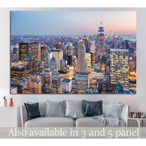 New York City, USA №1121 Ready to Hang Canvas Print