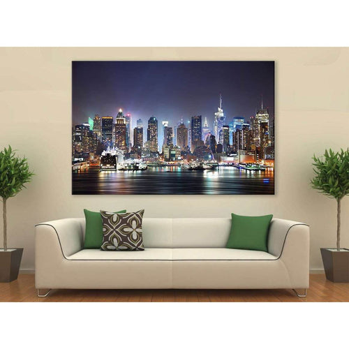 New York Cityscape №612 Ready to Hang Canvas Print