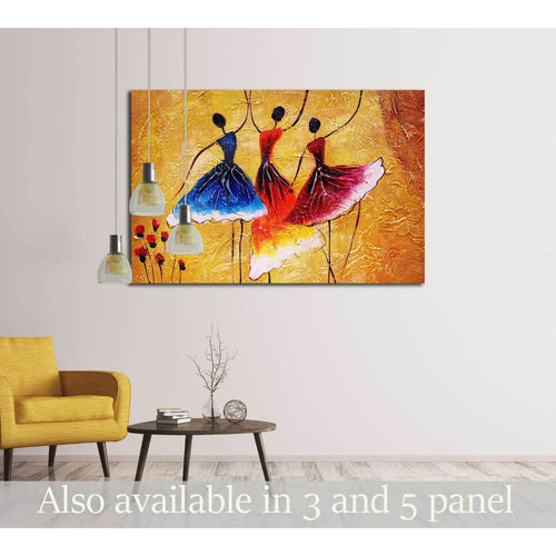 Oil Painting - Spanish Dance №3230 Ready to Hang Canvas Print