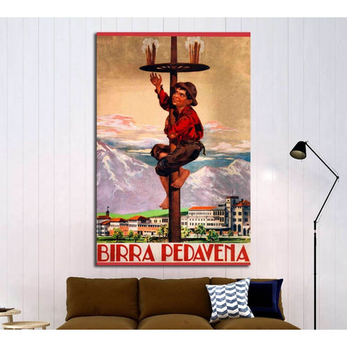 old beer retro №3471 Ready to Hang Canvas Print