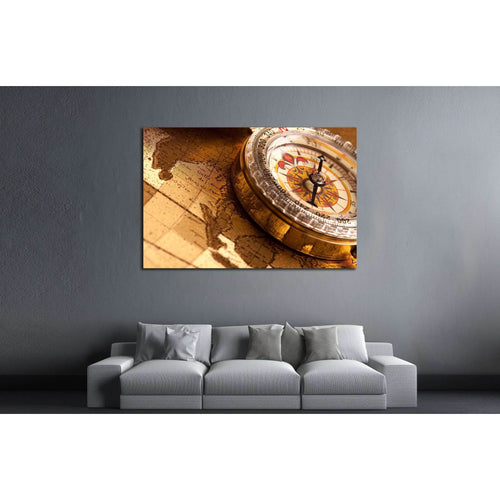 Old Compass №2811 Ready to Hang Canvas Print