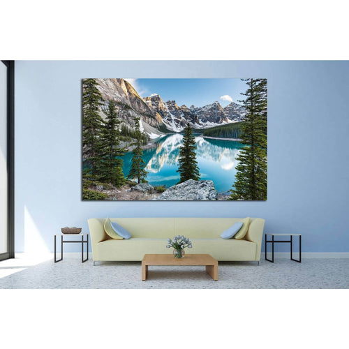 Panorama in the banff, Canada №632 Ready to Hang Canvas Print