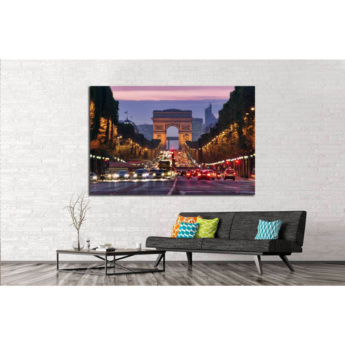 Paris, Champs-Elysees №772 Ready to Hang Canvas Print