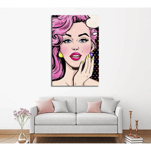 Pop Art №3312 Ready to Hang Canvas Print