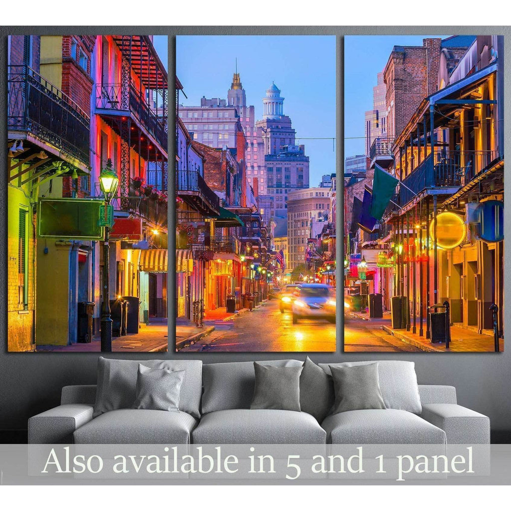 Pubs And Bars In The French Quarter New Orleans Usa 1773 Ready To Ha Zellart Canvas Prints