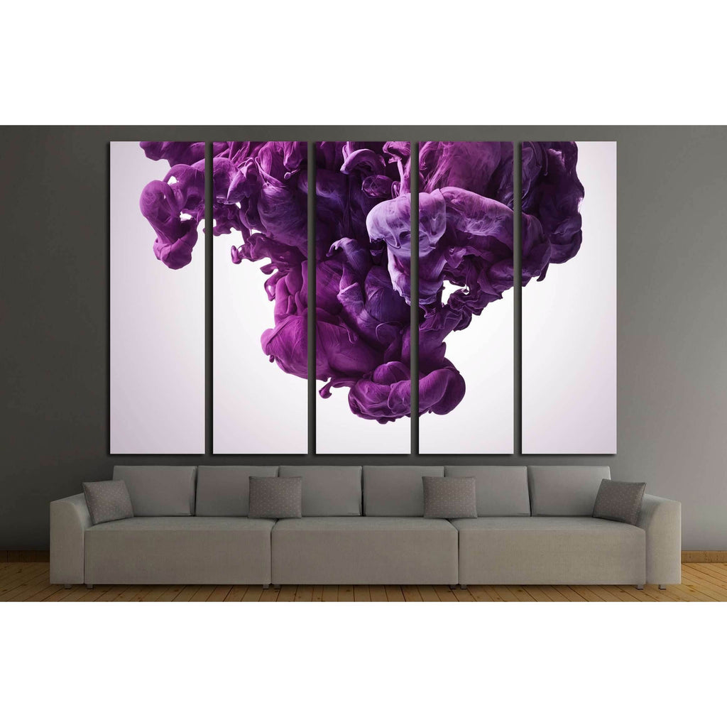 purple background painting ideas