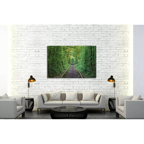 'Tunnel of Love' in Ukraine №3219 Ready to Hang Canvas Print