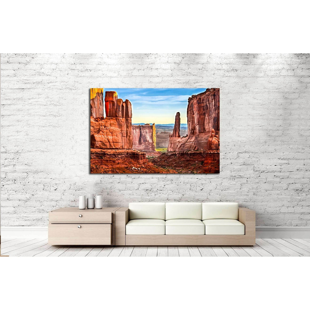 Red rock canyon mountain landscape. Grand Canyon landscape №2902 Ready ...