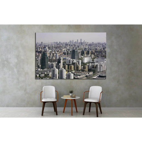 Residential buildings in Beijing, China №1567 Ready to Hang Canvas Print