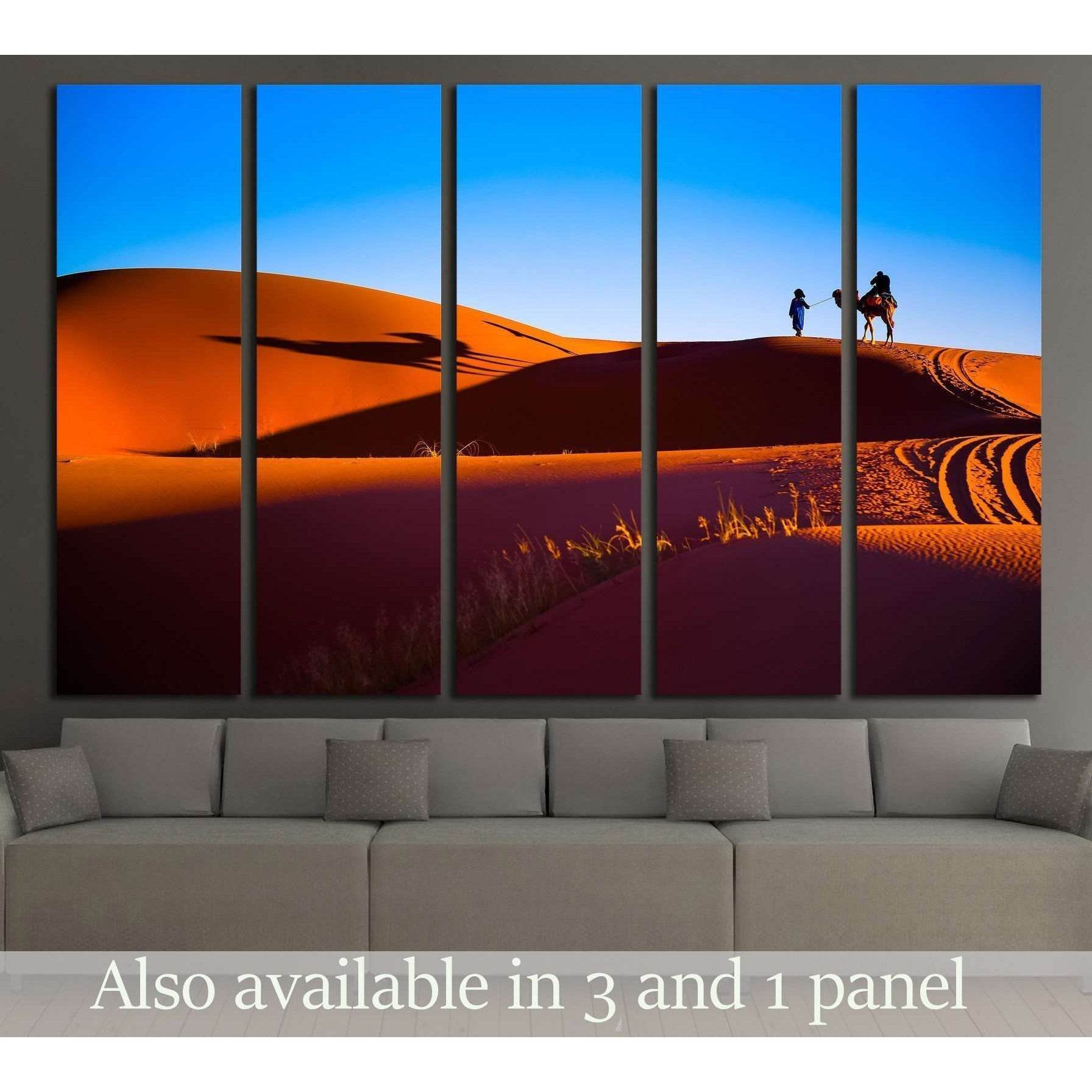 sahara-desert-sand-2383-ready-to-hang-canvas-print-zellart-canvas-prints