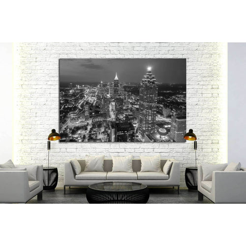 Skyline of downtown Atlanta, Georgia, USA №1685 Ready to Hang Canvas Print