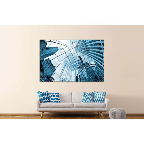 Skyscrapers №1621 Ready to Hang Canvas Print