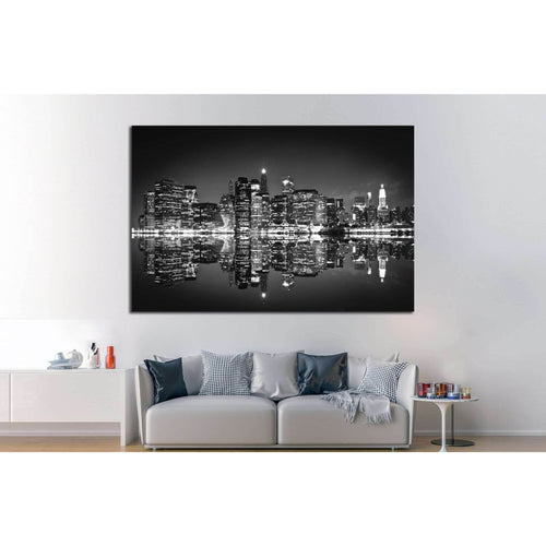 Skyscrapers of New York №741 Ready to Hang Canvas Print