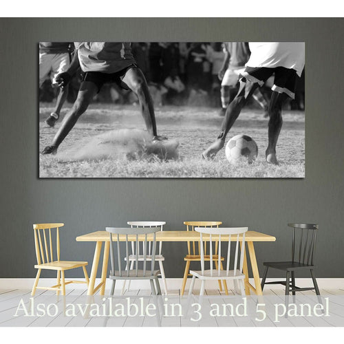 Soccer Match №2121 Ready to Hang Canvas Print