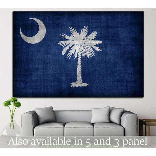 South Carolina flag №685 Ready to Hang Canvas Print