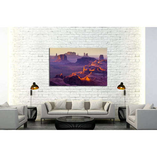 Sunset over the Hunt's Mesa №2690 Ready to Hang Canvas Print