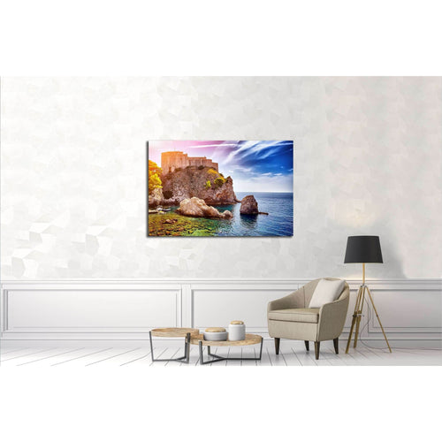 The Fort of St. Lawrence, Fort Lovrjenac in Dubrovnik, Croatia №3190 Ready to Hang Canvas Print