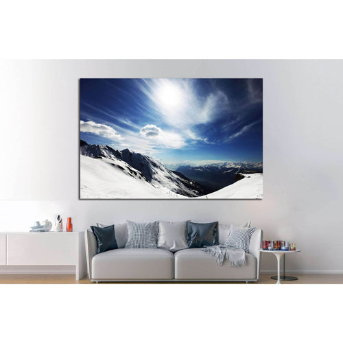 top of mountains №752 Ready to Hang Canvas Print