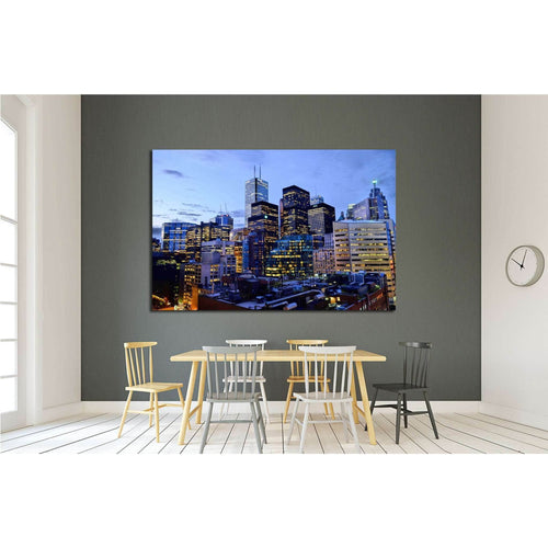 Toronto Downtown №2091 Ready to Hang Canvas Print