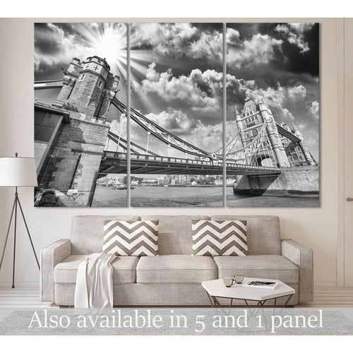 Tower Bridge №3007 Ready to Hang Canvas Print