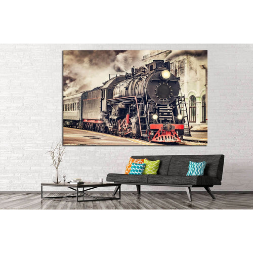 Train №231 Ready to Hang Canvas Print