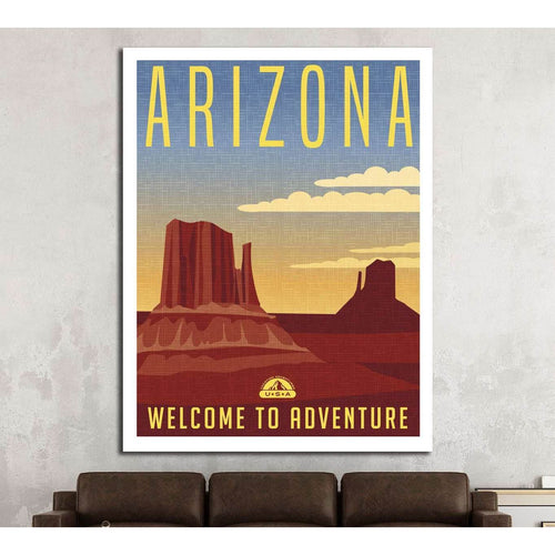 United States, Arizona №4576 Ready to Hang Canvas Print