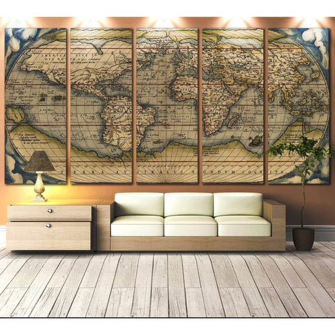 Vintage World Map №710
