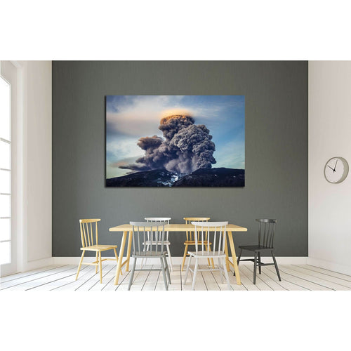 Volcano in Iceland №2866 Ready to Hang Canvas Print