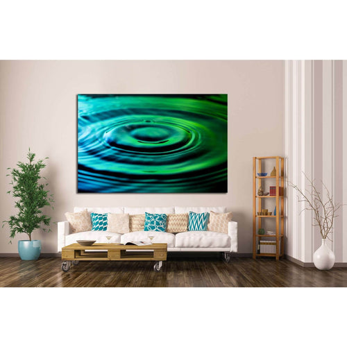 Water ripples №1080 Ready to Hang Canvas Print