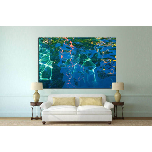 Water surface №1067 Ready to Hang Canvas Print