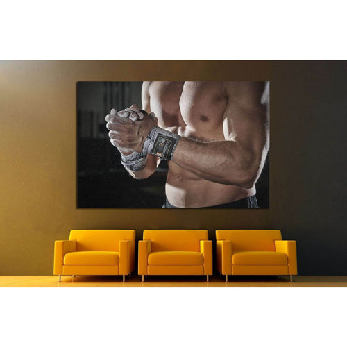 Weightlifting, Crossfit №1464 Ready to Hang Canvas Print